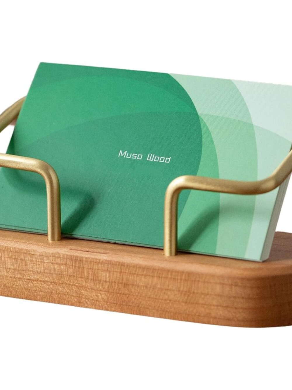 Cherry Business Card Holder for Desk, 1 Pack